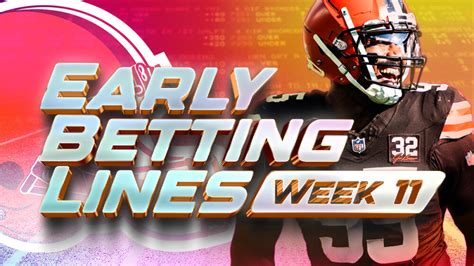 early betting lines nfl